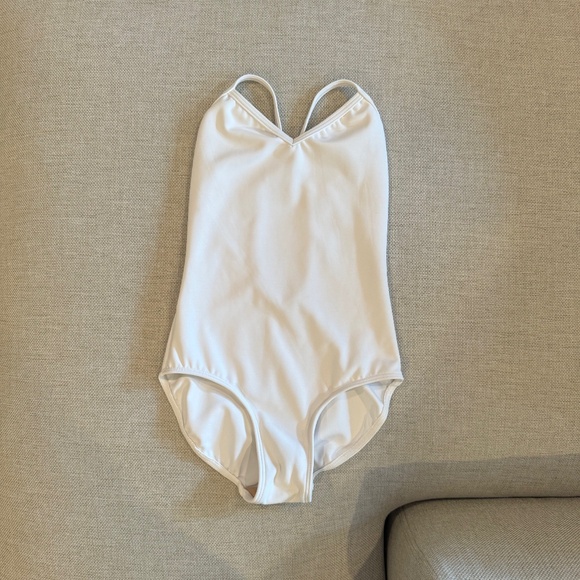 Eleve Hannah White Leotard - Child Large - Picture 1 of 4